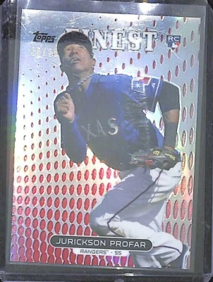 2013 Topps Finest Red Refractor #62 Jurickson Profar No 25 of 25 - Image 1 of 2