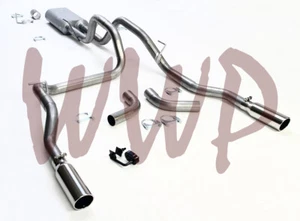 Dual Stainless Steel CatBack Exhaust System Kit 04-05 Dodge Ram 1500 5.7L Hemi - Bild 1 von 3