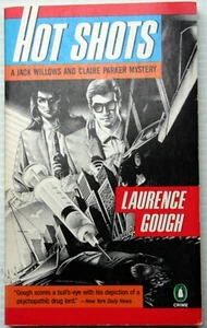 vntg 1990 Laurence Gough HOT SHOTS (Willows & Parker Mystery 3) no body mystery - Picture 1 of 5