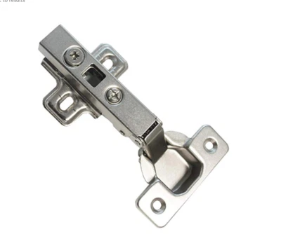 Dobradiça de placa 110 D fechamento suave sobreposição completa clipon oculta sem moldura EuroMounting - Imagem 1 de 4