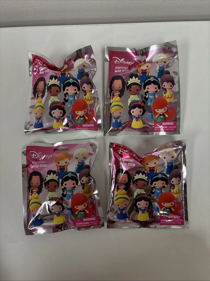 2.5" Disney Princess Figural 3d Bag Clip Jasmine Aladdin Lamp Movie Series 9 S9