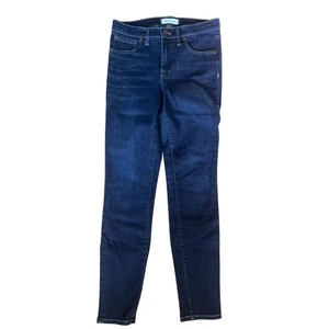 Madewell Jeans Womens 27 Blue Stretch Denim 9" High Rise Skinny 28” Inseam - Picture 1 of 8