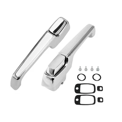 67-72 Chevrolet C/K Pickup Truck Outside Door Handle Chrome PAIR C10 SuburbanJqz Foto 1 de 4