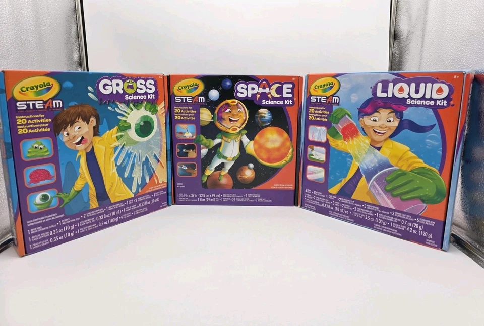 Crayola STEAM Kits Solar System Gross & Liquid Science Educational