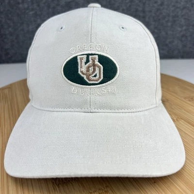 Gorra Oregon Ducks con tirantes OSFM beige aguja americana logotipo bordado Foto 1 de 4