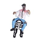 1pc Zombie Skeleton Ride On Back Riding Piggyback Halloween Costume Adult OSFM