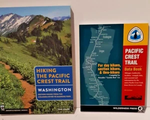 Hiking The Pacific Crest Trail. Lot Of 2 Books Washington/Data Book SC - Bild 1 von 22