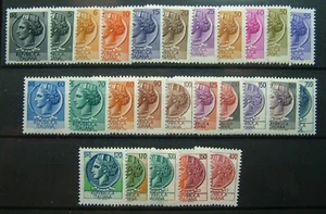 1968-1977 Italy Series Syracuse 26 Values MNH Perfect - Picture 1 of 1