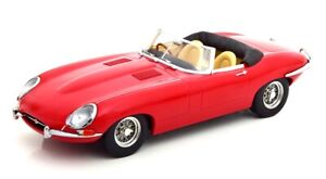 Jaguar Cabrio Open Series 1 1961 Rhd Rojo 1:18 Modelo Kk Scale