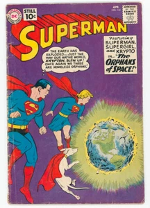 Superman 144 my favorite from this era, Supergirl Krypto outer space cover - Picture 1 of 2