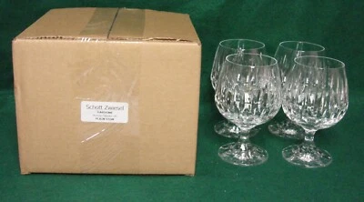 Schott Zwiesel GARDONE Brandy Glasses PLAIN STEM SETS OF FOUR MINT