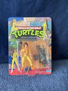 Playmates 1990 TMNT April O'Neil Action Figure NEW UNPUNCHED CR2 - Picture 1 of 18