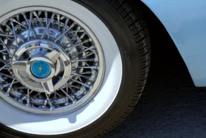 15 inch Rim Tire Side White wall Portawall Topper Rubber Tire Ring Set of 4 - Photo 1 sur 1
