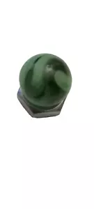 MARMO VERDE bicolore vintage 13 mm NO PREZZO DI RISERVA! - Foto 1 di 4