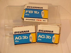 Lot ampoules pour flash photographique - Sylvania AG3b et FB1b - Imagen 1 de 5