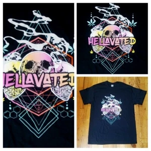 Marihuana Ganja Pot Vape Hellavated T-Shirt M NEU Konzert Party College - Bild 1 von 5
