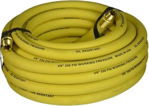 25 FT 3/8" CONTINENTAL AIR RUBBER HOSE FOR AIR COMPRESSOR - Picture 1 of 1