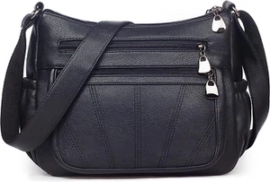 Crossbody Purse for Women Ladies Soft PU Leather Shoulder Bag Medium Roomy Handb - Picture 1 of 6