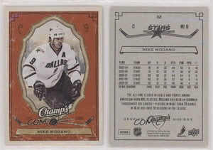 2009-10 Upper Deck Champ's Red Mike Modano #32 HOF