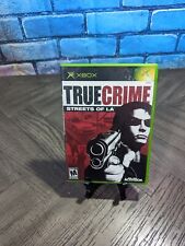 True Crime: Streets of L.A. (Microsoft Xbox, 2003) Game, Case, and Instructions