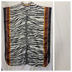Winlar Tiger Stripe Aliyah Long kaftan Caftan Duster Jacket One Size Fits Most