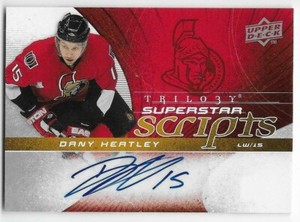 08/09 UPPER DECK TRILOGY SUPERSTARS SCRIPTS AUTOGRAPH (#SSAO-SSVA) U-Pick List