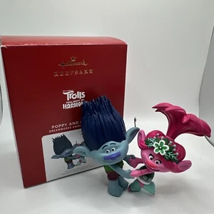 Hallmark Dreamwork Animation Trolls Poppy and Branch Keepsake Ornament 2021 - Picture 1 of 12