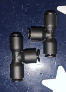 2 X Parker Legris KP23874 1/8” Tube Union PTC T Tee Connector  X 2 Fittings - Picture 1 of 4
