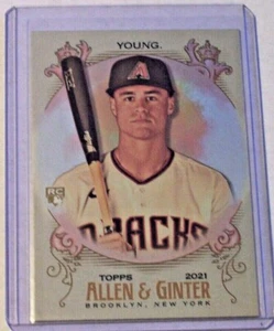 2021 Topps Allen & Ginter Silver Rookie Card Andy Young #158 Diamondbacks - Picture 1 of 1