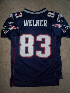 REEBOK New England Patriots WES WELKER nfl Jersey YOUTH KIDS BOYS (m-medium) - Picture 1 of 2