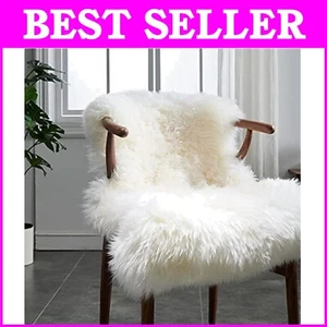 Cozy 2'x3' Plush Sheepkin Rug - Handmade Premium Wool Area Mat for Home Decor - Picture 1 of 10