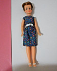 VTG Ideal MOM TAMMY FAMILY DOLL 12" BROWN HAIR  W-13-L 12.5"  ORIGINAL DRESS (2