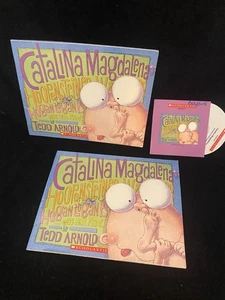 Cataline Magdalena Hoopensteiner .. 2 Books + Audio CD - Scholastic - Ted Arnold - Foto 1 di 1