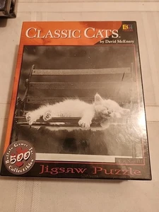Classic Cats Cat Nap III 500 Piece 2001 Puzzle 18" x 18" Buffalo Games SEALED - Picture 1 of 4
