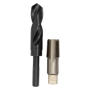 3/4 In. Carbon Steel NPT Pipe Tap and 59/64 In. High Speed Steel Drill Bit Set ( - Picture 1 of 1