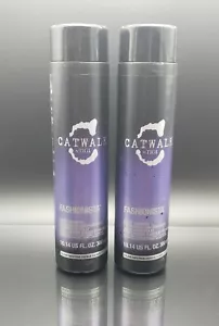 2 Tigi Catwalk Fashionista Violet Shampoo for Blondes and Highlights 10oz - Picture 1 of 3