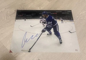 AUSTON MATTHEWS Autographed 11x14 Photo SIGNED AUTO PSA Certified - Picture 1 of 3