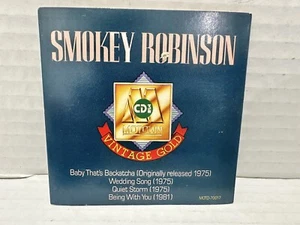 1989 Smokey Robinson Motown Collectables Vintage Gold Mini Album CD3 3” - Picture 1 of 4