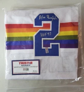 Alex English Signed Jersey - Tristar Certified Autograph & "HOF 97" Inscription - Picture 1 of 5