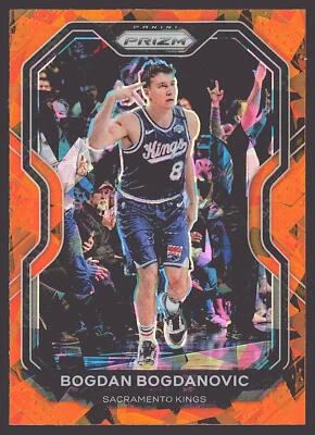 2020-21 Panini Prizm #27 Bogdan Bogdanovic Orange Ice Prizms - Image 1 of 2