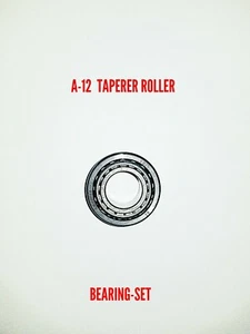 A12 TAPERED ROLLER BEARING-SET (LM12749/10) - Picture 1 of 2