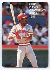 1989 Broder Action Superstars - #16 - Eric Davis - Cincinnati Reds