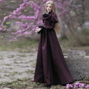 1/3 BJD Dolls Girl Female Resin Ball Jointed Eyes Face Makeup Dress Full SET Toy - Picture 1 of 12