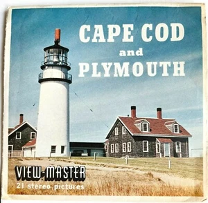 VINTAGE "CAPE COD AND PLYMOUTH" SET OF 3 SAWYER'S VIEWMASTER 3-D REELS #7271 - Picture 1 of 2