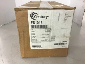 Century FS1016 1/6 Hp AC Motor 208-230 Volts 1075 Rpm 48Y - Picture 1 of 8