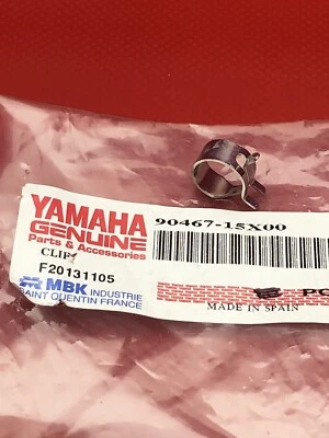 New Genuine Yamaha 15mm Hose / Pipe / Tube Spring Clamp Clip 90467-15X00 — 第 1/4 张图片