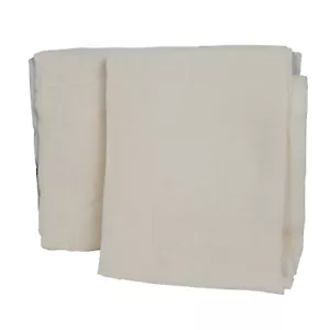 Set/2 Pottery Barn Belgian Flax Linen Pole Top Sheer Curtain 50x108 Ivory NWOT - Picture 1 of 6