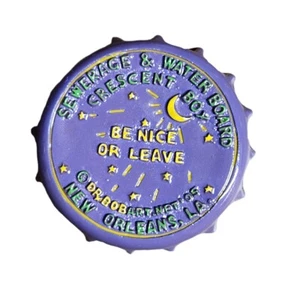 SIGNED & NUMBERED Mardi Gras Throw Pendant, New Orleans Folk Art by DR. BOB - Picture 1 of 3