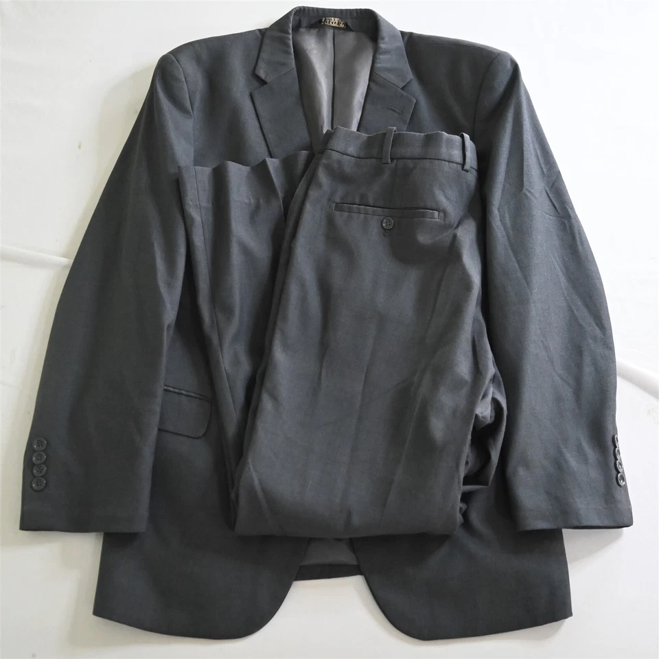 Caravelli 46R 36x30 Gris Oxford Super 150s Hombre Chaqueta Pantalones Traje Foto 1 de 4