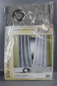 Flair Fashion Ösenschal Vorhang 140x245cm Schal durchscheinend natur B10-FF - Bild 1 von 5